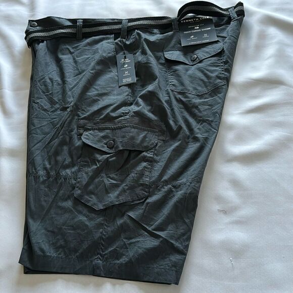 Kenneth Cole Cargo Shorts Mens 48 Gray - Picture 1 of 5